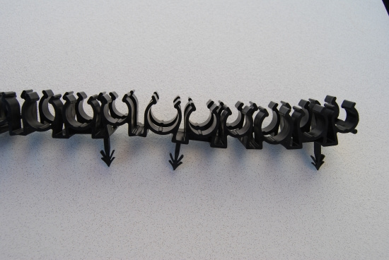 ALTECH FLOOR, R�rh�llarskena, med hullingar, 16-20mm, 0,9m