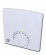 S1, Rumstermostat, vit polerad RAL 9010, 78x78x14mm, 24 V AC S1, Rumstermostat, vit polerad RAL 9010, 78x78x14mm, 24 V AC