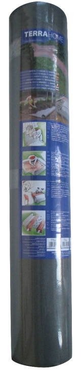 HOME, Tr�dg�rdsduk, n�lfiltad, gr�, 1x10m