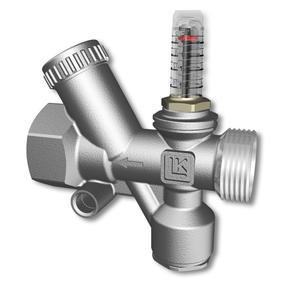 LK Golvv�rme, Optiflow II, injusteringsventil,  4-36 liter/minuten