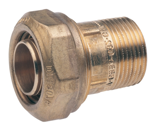 Beulco, BA 6601, Rak koppling, utv�ndig g�nga, fast st�dhylsa, 36xG32