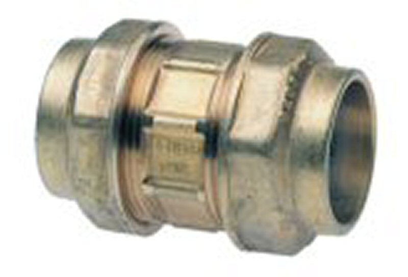 Beulco, BA 7705, Rak koppling, skarv, med st�dhylsa, 25