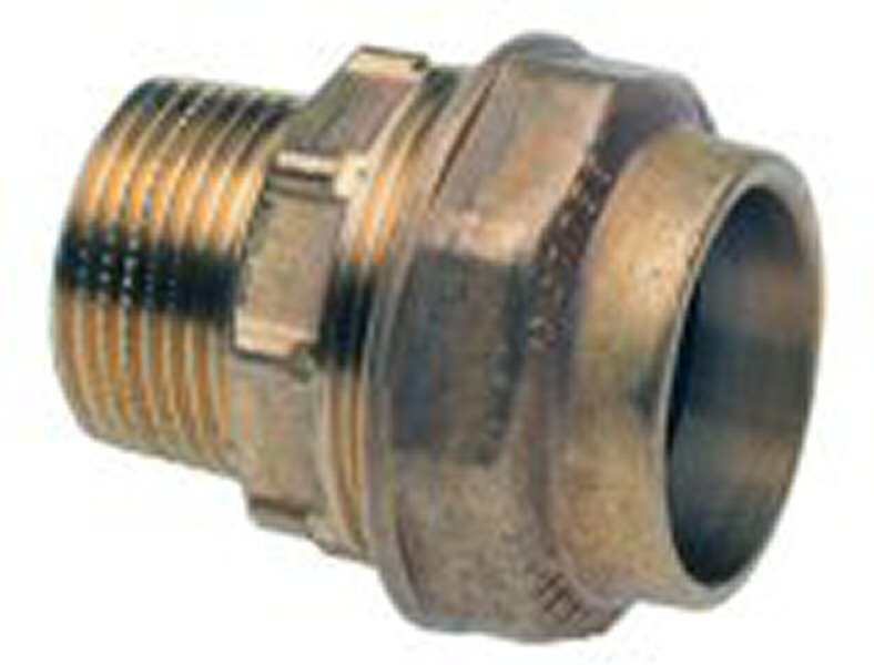 Beulco, BA 7701, Rak koppling, utv�ndig g�nga, med st�dhylsa, 40xG32