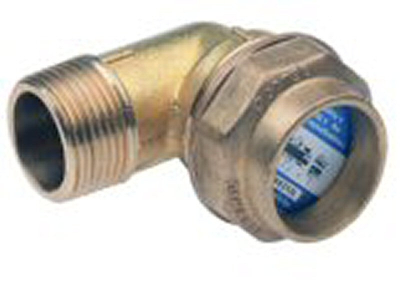 Beulco, BA 7730, Vinkelkoppling, utv�ndig g�nga, med st�dhylsa, 40xG32