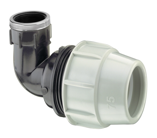 VATEK, VATEK 7150, Vinkelkoppling, inv�ndig g�nga, 25xG15x90�