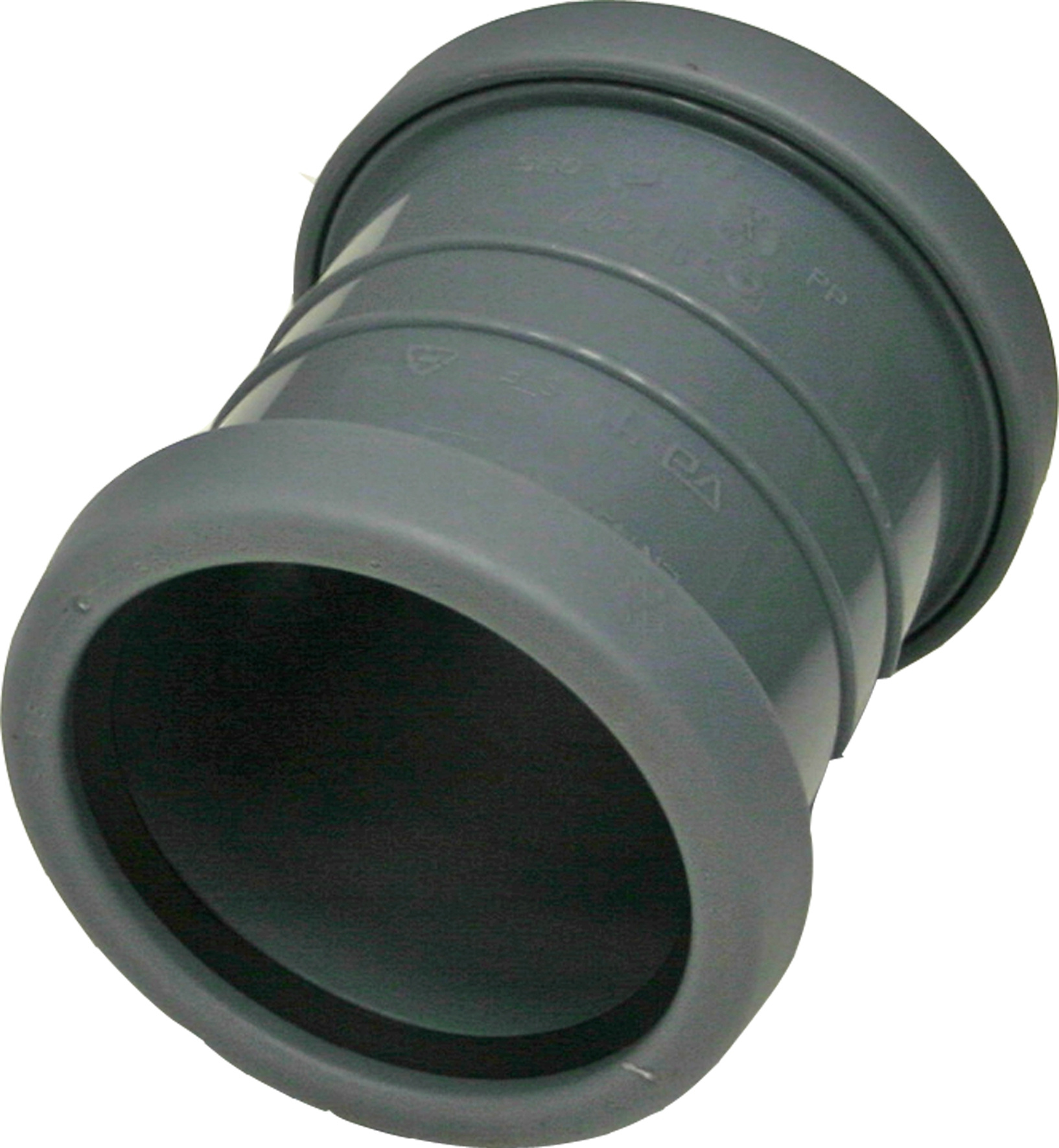 Nordic, Skjutmuff, gr�, 75mm, PP