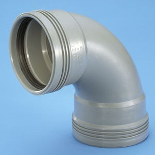 Wavin, Wafix PP, B�j, f�r inomhusavlopp, 2muff, l�ng b�j