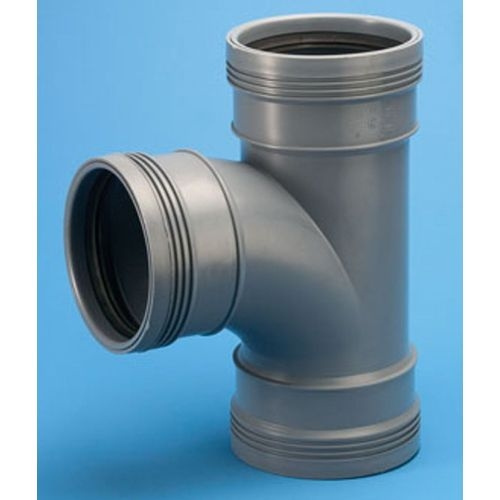 Wavin, Wafix PP, Grenr�r, f�r inomhusavlopp, 3muff, sv�ngt