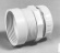 Faluplast, Falu 75800, Koppling, utvändig/invändig gänga, vit Faluplast, Falu 75800, Koppling, utvändig/invändig gänga, vit