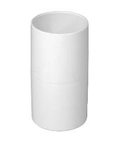 Purus, Skarvmuff, limning, vit, 32mm