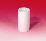 Purus, Skarvmuff, limning, vit, 40mm