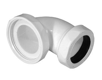 Purus, Vinkelkoppling, lekande mutter, vit, G32x40