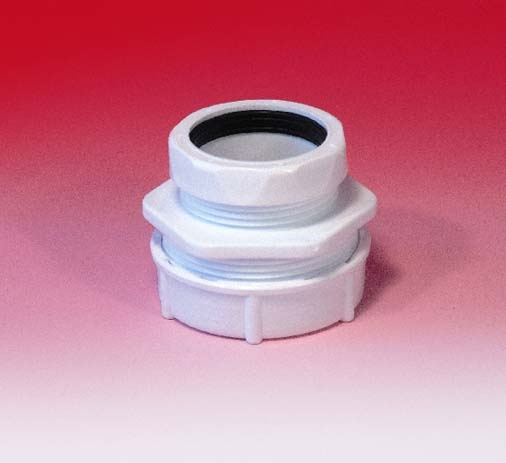 Purus, �verg�ngskoppling, mutter/kona, vit, 40x50