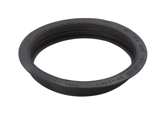 L�ppring, svart, 75, gummi