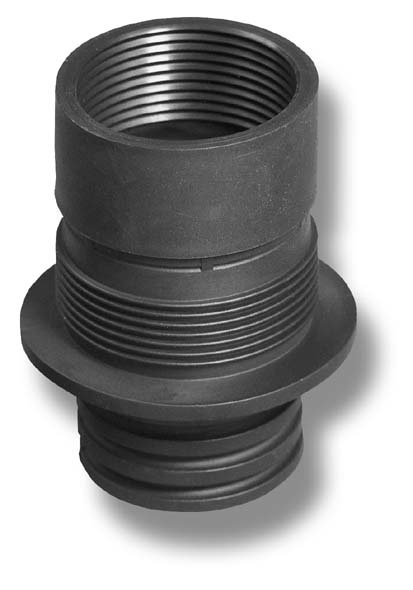 Purus, Gumminippel, godk�nd f�r dold f�rl�ggning, svart, 64-58/50-40