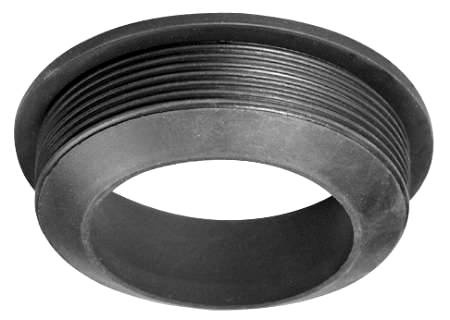 Purus, Gumminippel, svart, 83x50mm, EPDM