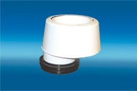 Jafo, GAS WC 30, WC-stos, excentrisk 30mm, vit