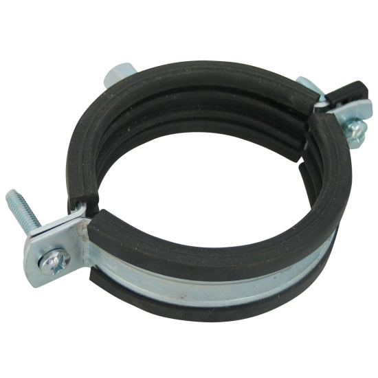 Walraven, BIS KSB1 R�rklammer, R�rklammer, gummikl�dd, zink/svart