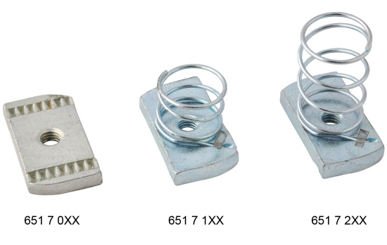 Walraven, BIS Fj�dermutter, Fj�dermutter, 13mm fj�der, zink