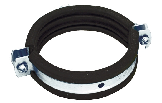 Walraven, BIS Bifix 1301 R�rklammer, R�rklammer, gummikl�dd, zink/svart