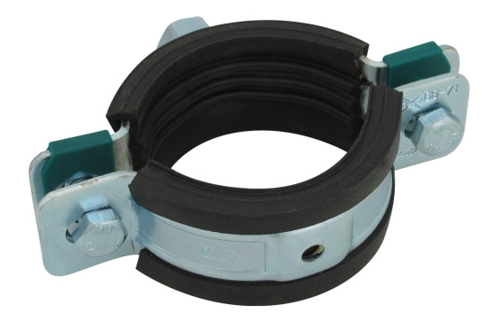 Walraven, BIS HD1501 R�rklammer, R�rklammer, gummikl�dd, zink/svart