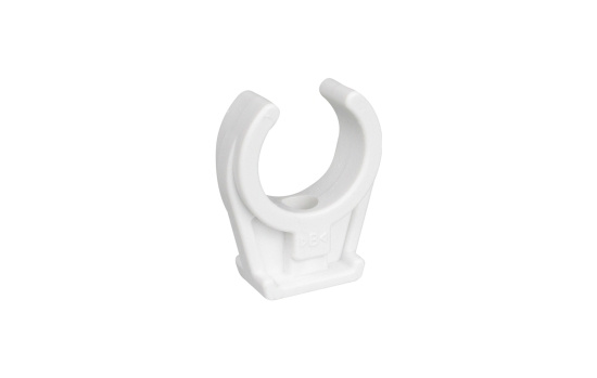 Walraven, BIS typ RYW, Plastclips, enkel, vit