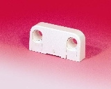 Purus, Purus-klamman, dubbel, vit, 15-18mm