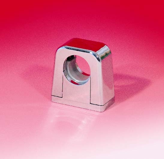 Purus, R�rklammer, enkel, krom, 15-22