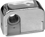 Faluplast, Falu snap 14145, R�rklamma, enkel kontaktklammer, f�rkromad