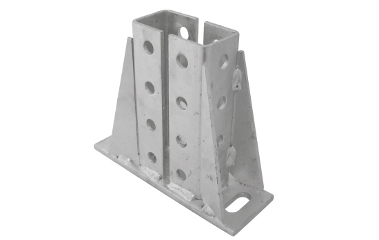 Walraven, BIS Strut Heavy Duty Fotplatta , Fotplatta, f�r golvmontage, zink