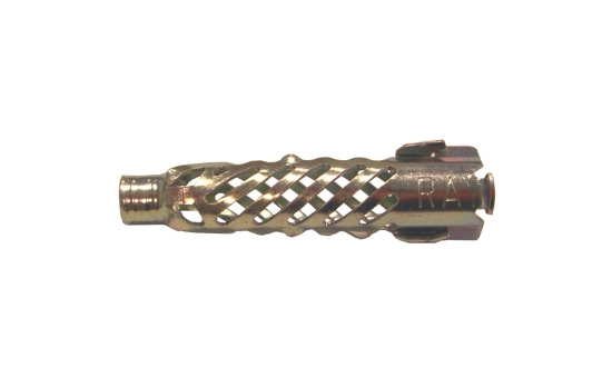 Walraven, BIS TWIST GB L�ttbetongplugg, Plugg, platt huvud/roterar inte, guld