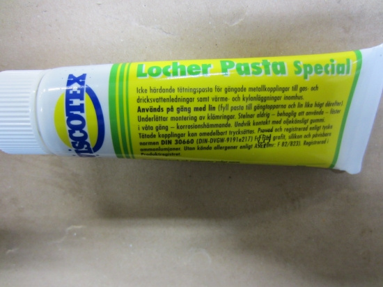 Lecova, Locherpasta, T�tningsmedel, tub 50 g
