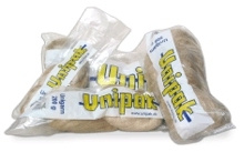 Unigarn, Lin, finh�cklat i plastp�se, docka 500g