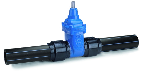 AVK, Kilslidventil, med PE SDR11-�ndar, DN150/160, PN16