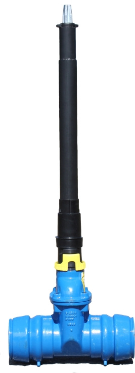 S-1880, Teleskopf�rl�ngning, typ 2, zink, L=1,01-1,70m