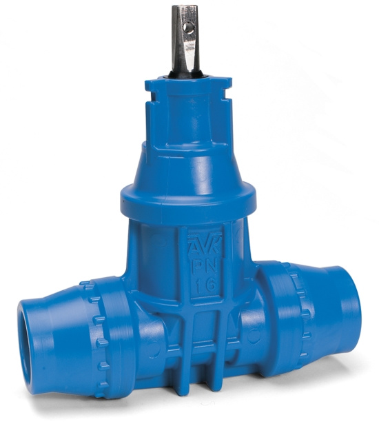 AVK, Servisventil, direktinstick, DN50/63, POM