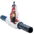 Hawle nr2670, Servisventil, med PE-�ndar SDR11, vit, 50