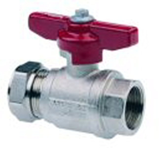 Beulco, BA 213, Kulventil rak, inv�ndig g�nga/kl�mkoppling, G20x22