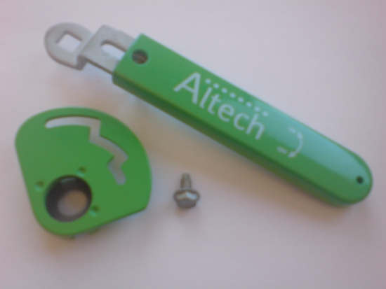 Altech, Handtag, gr�nt, DN40-50