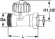 TRV-2S, Radiatorventil, rak, exkl. anslutning, DN15 TRV-2S, Radiatorventil, rak, exkl. anslutning, DN15