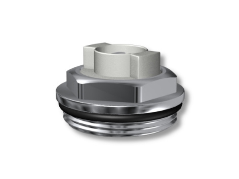 UNI, Avluftare, utv�ndig g�nga, O-ringst�tning, G20, f�rnicklad