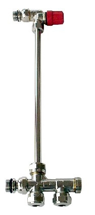 Danfoss 2-r�rs Radiatorkoppel Flex 300-600 mm