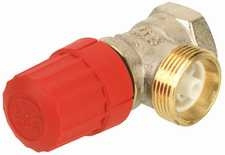 RA-N, Ventildel, vinkel, utan koppling, 10