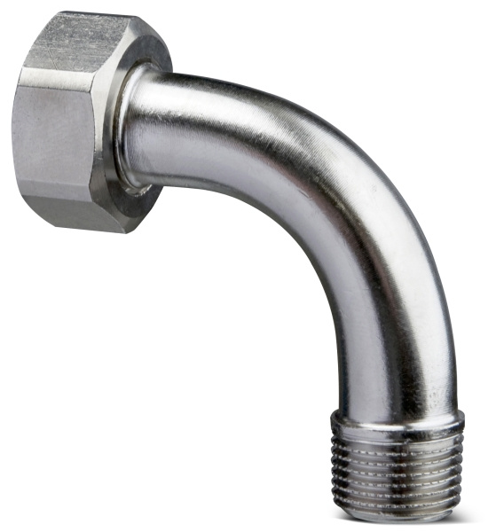 B�j, med mutter, G20, f�rnicklad