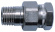 Radiatorkoppel, rak invändig/utvändig gänga, G32, gul Radiatorkoppel, rak invändig/utvändig gänga, G32, gul