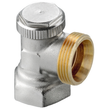 Trim A, Returventil, vinkel, utan koppling, 20, f�rnicklad