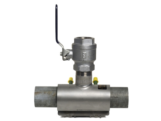 NoTap Big, Ok, inklusive kulventil, 145-165mm/DN65