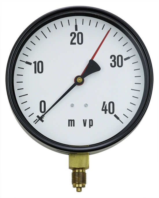 Beulco, 155A, Tryckm�tare, utv�ndig g�nga, ned�t, G10
