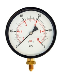 Beulco, 151A, Tryckm�tare, utv�ndig g�nga, ned�t, G10