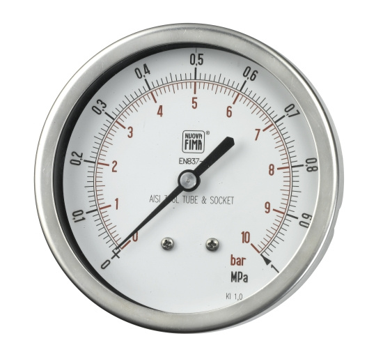 Beulco, MGS18/2D, Tryckm�tare, utv�ndig g�nga, bak�t, G10